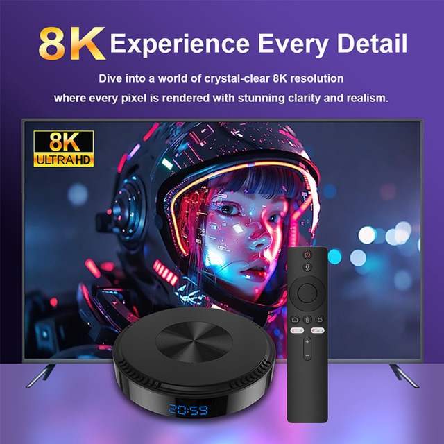 Cross-Border New Style Network Set-Top Box RK3518 Foreign Trade 2/16 WIFI6 BT50 Digital Display Android 12 TV BOX