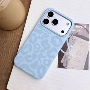Suitable for iPhone 17 Pro Max, new stylish <b>silicone</b> leopard print case with large <b>window</b>, shockproof phone case - Product Image 4