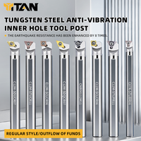Outil de tournage CNC C10/12/14 - Sclcr en carbure de tungstène anti-vibration pour trous intérieurs, tige pleine, outil de coupe pour tour CNC