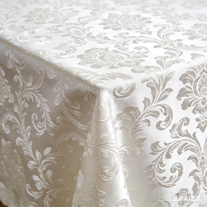 <span class=keywords><strong>Nappe</strong></span> Ronde Blanche Élégante en Polyester, <span class=keywords><strong>Nappe</strong></span> Ajustée Dorée Haut de Gamme pour Mariage et Banquet (Vente en Gros) - Product Image 4