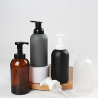 375ml Frost Amber Foam Pump Container Distributeur de savon liquide moussant Bouteilles cosmétiques
