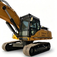 Promo Panas Mesin Cummins 298KW Excavator Berat untuk Pertambangan 56 Ton, Excavator Crawler Hidrolik dengan Bucket Besar 3.5 Meter Kubik dan Pompa