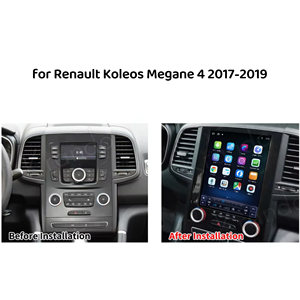 9.7 ''écran Tesla Navigation de voiture pour <span class=keywords><strong>Renault</strong></span> Koleos <span class=keywords><strong>Megane</strong></span> <span class=keywords><strong>4</strong></span> 2017-2019 Android Radio Autoradio unité principale sans fil <span class=keywords><strong>CarPlay</strong></span> 4G - Product Image 2
