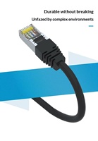 Cable de Red Super Categoría 7, Cobre Libre de Oxígeno, Multifilar, Doble Blindaje, Diez Gigabits, SF/FTP, Modelo 9865