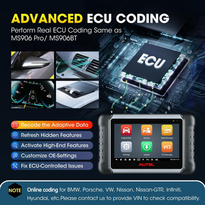 Autel MaxiPRO MP808BT Pro Kit con adaptadores OBDII Soporte 3000 + Codificación ECU bidireccional 30 + Servicios 150 Hace FCA AutoAuth - Product Image 4