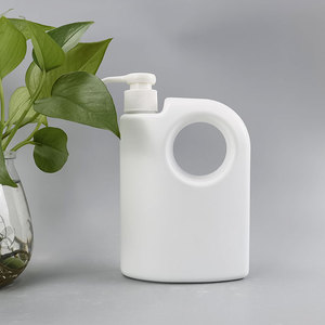 HDPE 600ml 2000ml Plato de limpieza de plástico recargable Jabón Lavado Ropa Detergente <span class=keywords><strong>para</strong></span> ropa Botella líquida Embalaje con bomba - Product Image 2
