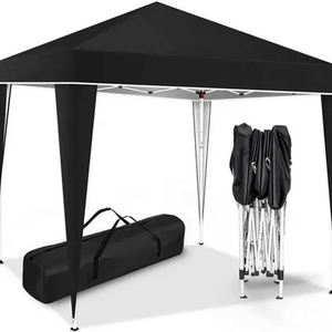 Parasol pliant personnalisé à quatre pieds pour le camping et les expositions, résistant aux intempéries, tente publicitaire - Product Image 4