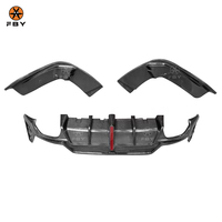 Nouveau diffuseur de pare-chocs arrière en Fiber de carbone Style V chaud pour BMW série 3 G20 G80 M3 LCI 2023 + lèvre de diffuseur de pare-chocs arrière de haute qualité