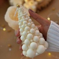 Weihnachts-Duftkerzen Großhandel Themen-Dekoration Kreatives Geschenk Unregelmäßige Form Vollständig Raffinierte Paraffin-Gießkerze