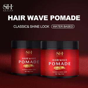 Private Label Wave Pomade For Men Non-flaking Strong Hold Hair Styling Edge Control Hair pomata Wax per <span class=keywords><strong>capelli</strong></span> ricci - Product Image 5