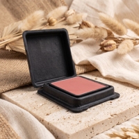 Boîte cosmétique en pulpe moulée biodégradable durable, emballage en pulpe de papier recyclable personnalisé pour flacon de soin de la peau