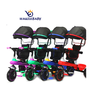 WQL Price-<span class=keywords><strong>Poussette</strong></span> pour bébé, cadre en alliage d'aluminium pliable à 3 roues avec parapluie, 4 en 1 pour enfants de 18 mois à 5 ans - Product Image 6