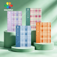ColorFly 2027 Agenda quotidien et hebdomadaire relié en bleu gaufré, format A4, boucle magnétique, usage professionnel/éducatif, 100 feuilles