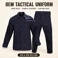 Fabricant d'uniformes français KMS, vêtements tactiques noirs personnalisés, vêtements légers pour activités de plein air, uniforme tactique pour hommes