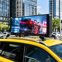 Écran LED double face étanche IP65 de qualité supérieure P5 pour publicité sur toit de taxi et promotion de véhicules