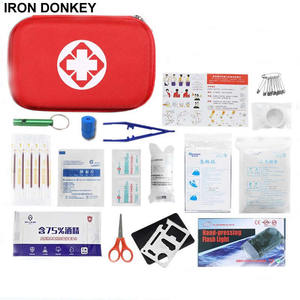 IRONDONKEY Outdoor 18 Piece Portable First Aid Kit Cycling Emergency Equipment Travel Health Combination EVA Survival Kit