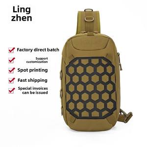 Usine En Gros Randonnée Portable Sac De Rangement Bandoulière Épaule Poitrine Sac Antivol Usb Charge Vélo Poitrine Sac - Product Image 5