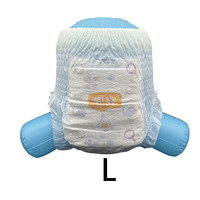 Popok Bayi Sekali Pakai Pabrikan Tiongkok Popok Banyak Stok Kelas Kedua dengan Tas Transparan Celana Popok Bayi