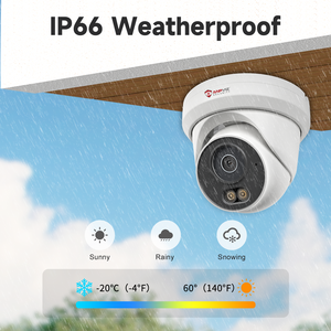 Caméra IP <span class=keywords><strong>Anpviz</strong></span> 8MP, stock américain, caméra de sécurité tourelle POE, caméra extérieure, détection intelligente des personnes/véhicules, WDR H.265+ - Product Image 5