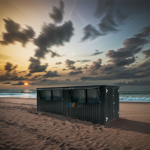 Bar de conteneur portable de 40 pieds, conteneur d'expédition, café, maisons préfabriquées, kiosque mobile de hot-dogs - Product Image 1