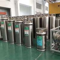 Bidon cryogénique bouteille d'oxygène en acier inoxydable conteneur de stockage de gaz naturel réservoir utilisé réservoir d'azote liquide prix ln2 dewar
