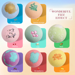 80 g x 8 cajas grandes de bombas de baño explosivas universales de sales marinas orgánicas para niños, regalo sorpresa para bebés - Product Image 2