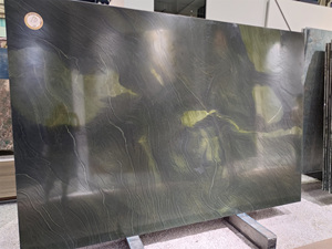 <span class=keywords><strong>Lastre</strong></span> <span class=keywords><strong>di</strong></span> <span class=keywords><strong>pietra</strong></span> <span class=keywords><strong>di</strong></span> quarzite verde verde avocado grezzo <span class=keywords><strong>di</strong></span> lusso per l'isola della cucina - Product Image 3