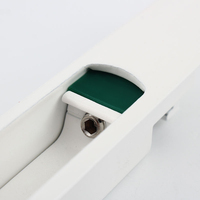 Serrure de fenêtre de porte coulissante d'alliage d'aluminium de conception européenne avec des accessoires de matériel de loquet de crochet de sécurité d'installation de vis