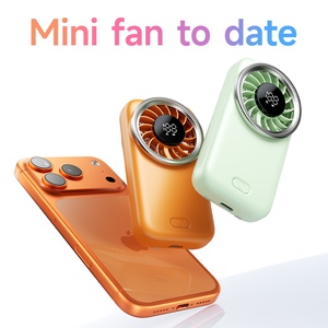 Ventilateur de poche portable rechargeable par USB-C, ultra fin, 5 vitesses, batterie polymère 1200 mAh - Product Image 5