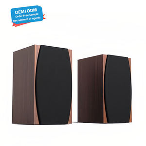 Nouveaux haut-parleurs HiFi à basses profondes 2.0, enceintes bibliothèque en bois, système de son home cinéma - Product Image 2
