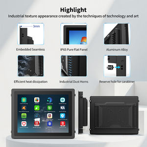 Ip65 Waterdicht Fanless Industriële Touchscreen Paneel Pc 10 "12" 15 "17" 19 "1000 Nits Linux/Win 10 <span class=keywords><strong>Embedded</strong></span> Robuuste Industriële Pc - Product Image 3