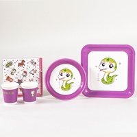 Assiettes à dîner jetables série Zodiac 7 pouces 7 pouces 7oz gobelets en papier Dragon serpent cheval mouton ensemble pour couvercle en plastique d'anniversaire pour enfants