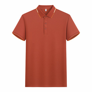 Polo à manches courtes respirant en coton, polyester et élasthanne, uniforme de travail, vêtements de groupe, logo imprimé personnalisable - Product Image 2
