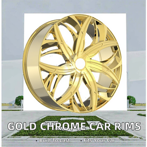 Jantes de luxe en alliage d'aluminium forgé à rayons multiples pour voitures particulières, 17-24 pouces, gris canon usiné, pour Chevrolet Equinox et Crosstrek - Product Image 2