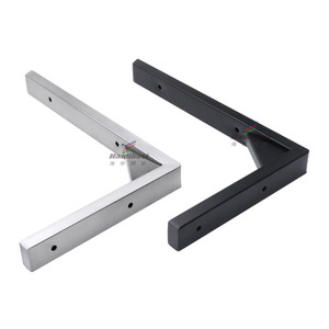 Haidibosi Stainless Steel Triangular Support <b>Bracket</b> L-Shaped <b>Shelf</b> Wall Mount Heavy Duty Load Bearing Frame - Product Image 4
