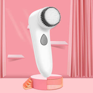 แปรงทำความสะอาดผิวหน้าซิลิโคนแบบหมุนได้ พร้อมระบบสั่นสะเทือน ปรับแต่งได้ - Product Image 4