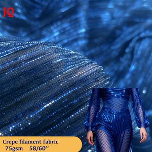 قماش شيفون مطبوع منسوج عضوي قابل للتنفس ومضاد للكهرباء الساكنة ومقاوم للتمزق والانكماش 100% بوليستر للملابس النسائية - Product Image 1