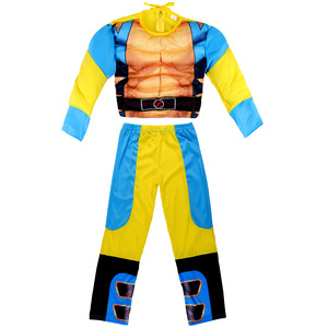 Costume 2024 di Halloween Wolverines per bambini tuta muscolare Super eroe ragno Party Costume con maschera e artigli Costume per i ragazzi - Product Image 3
