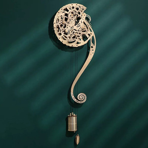 3D Bằng Gỗ Hollow Hình Trăng Tự Làm Câu Đố Treo Đồng Hồ Trang Trí Tùy Chỉnh Thiết Kế Giáo Dục Đồ Chơi Cho Các lứa tuổi 14 + 101-500 Miếng - Product Image 6