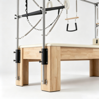 Lit de Pilates Cadillac en bois de caoutchouc pour la maison, équipement d'exercice et de fitness, vente en gros OEM