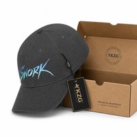 Premium Özel Logo Harfli Beyzbol Şapkası 3D Nakış Yüksek Kalite Siyah Pamuklu Kavisli Siperlikli Spor Şapka Unisex OEM 6 Panel