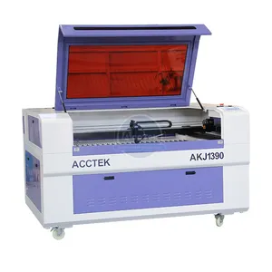 AccTek 1390 CO2 الليزر قطع الخشب آلة CNC ماكينة الحفر بالليزر للبيع