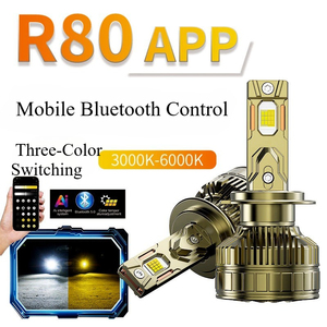 Bombilla LED para Faros Delanteros Zhouzi Super Brillante de 150W H1/H4/H7/H11, 20000 Lúmenes, CC 9-85V, Control por Aplicación, 3000K-6000K, IP68, Canbus Universal - Product Image 1