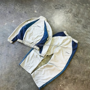 Conjunto de Chaqueta y Pantalones Cortavientos Personalizados con Cremallera Reflectante 3M, Chaqueta de Nailon y Pantalones de Nailon con Malla de Tela - Product Image 3