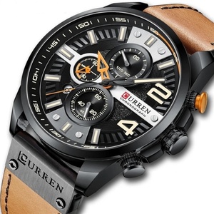 Reloj Curren 8393 de Cuero para Hombre, Deportivo, Cronógrafo, de Cuarzo, con Correa de Acero Inoxidable - Product Image 5