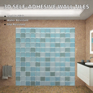 Adhesivos de Pared 3D de PU Modernos e Impermeables, Mosaicos Autoadhesivos para Decoración de Interiores de Cocina y Baño - Product Image 2
