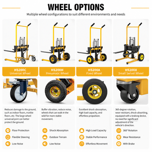Nueva Minicargadora Hidráulica Portátil Plegable, Capacidad de Carga de 200 kg, Ruedas de Goma, Todoterreno, Ligera - Product Image 4