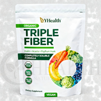 OEM Prebiotics Cinnamon Acacia Fiber Supplément de prébiotiques végétaliens à base de plantes pour la santé intestinale avec des enzymes digestives pour la digestion
