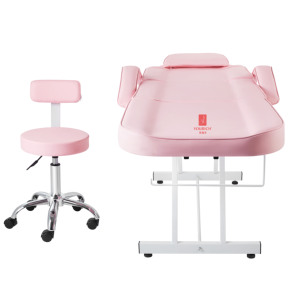 Nouveau Lit de Massage Moderne en PVC, Table de Soins Faciaux Réglable, Lit d'Hydrothérapie pour <span class=keywords><strong>Salon</strong></span> de Beauté, Tatouage, Cils, Salle de Bain, Hôtel, <span class=keywords><strong>Salon</strong></span> Commercial - Product Image 5