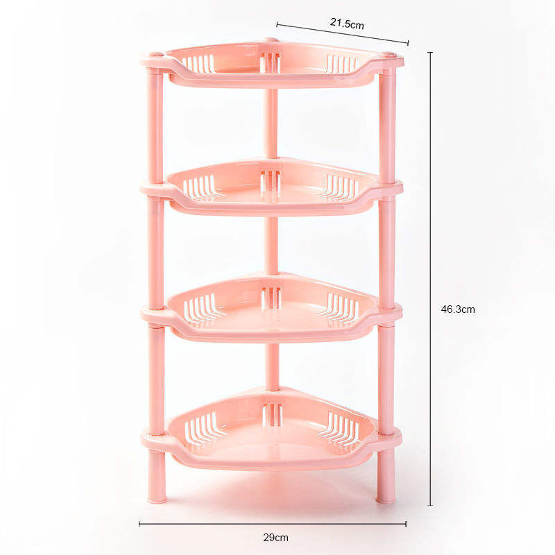 สามเหลี่ยมสีชมพูสี่ชั้น [ยาว 27 ซม. กว้าง 22 ซม. สูง 47 ซม.]